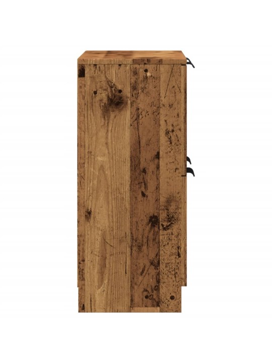 Příborník old wood 60 x 30 x 70 cm kompozitní dřevo