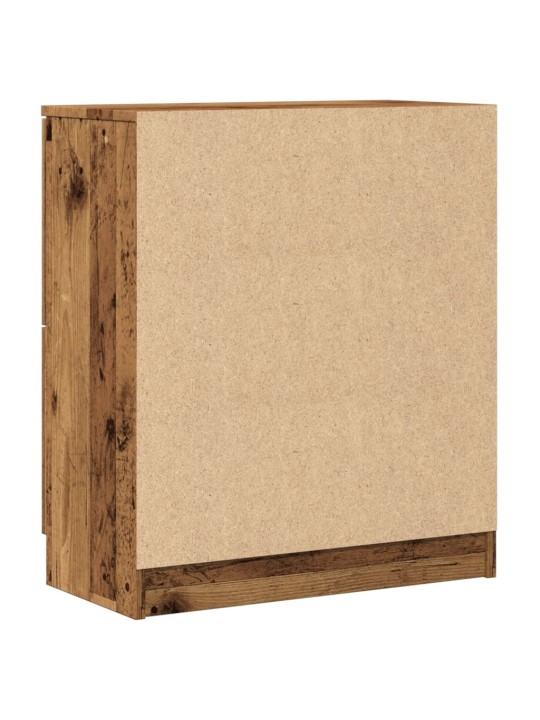 Příborník old wood 60 x 30 x 70 cm kompozitní dřevo