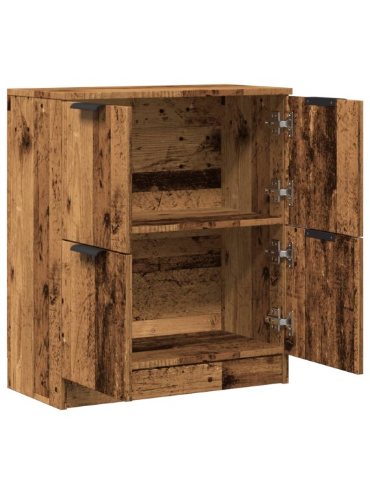 Příborník old wood 60 x 30 x 70 cm kompozitní dřevo
