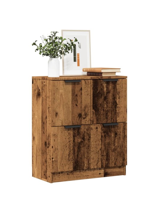Příborník old wood 60 x 30 x 70 cm kompozitní dřevo