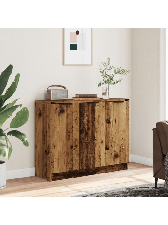 Příborník old wood 90,5 x 30 x 70 cm kompozitní dřevo