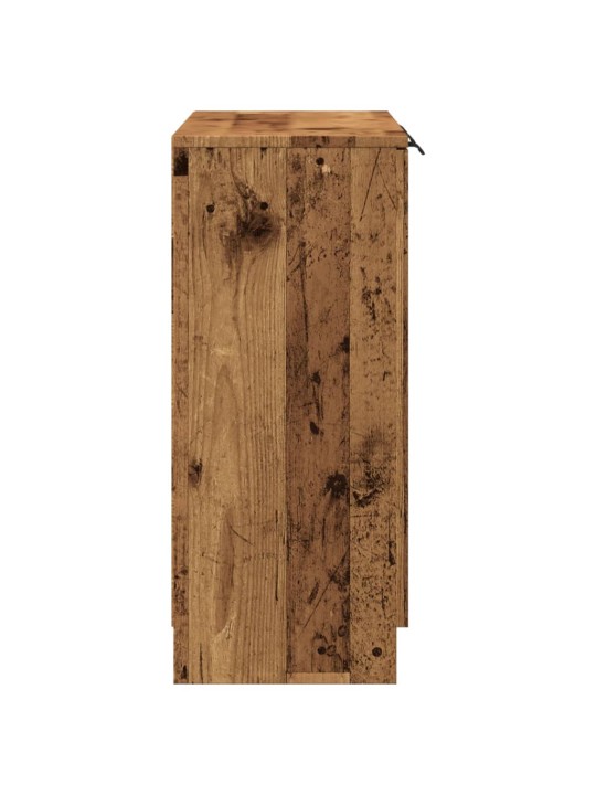 Příborník old wood 90,5 x 30 x 70 cm kompozitní dřevo