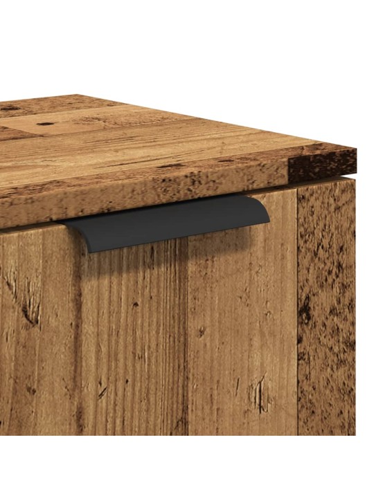 Příborník old wood 90,5 x 30 x 70 cm kompozitní dřevo