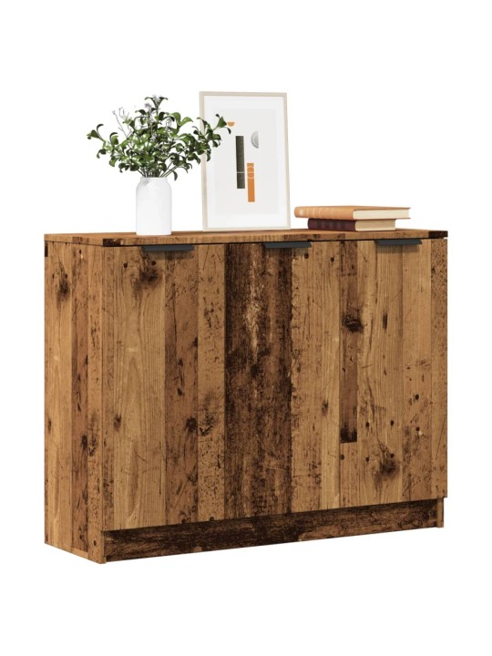 Příborník old wood 90,5 x 30 x 70 cm kompozitní dřevo