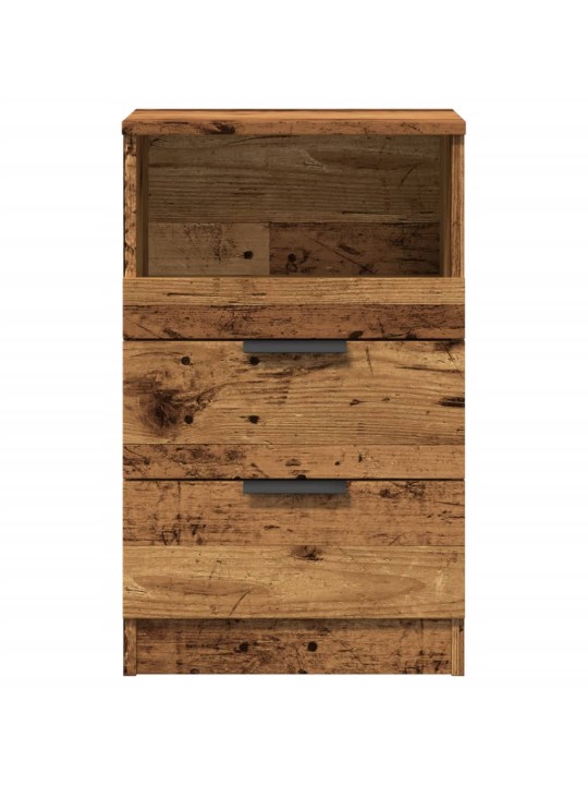 Noční stolky 2 ks old wood 40 x 36 x 65 cm kompozitní dřevo