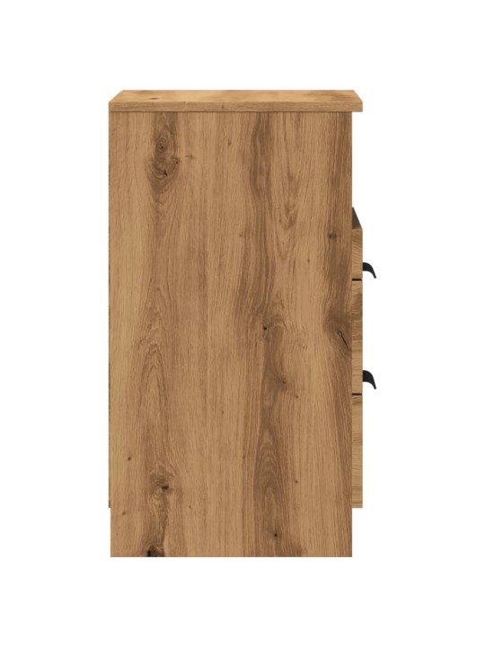 Noční stolky 2 ks dub artisan 40 x 36 x 65 cm kompozitní dřevo