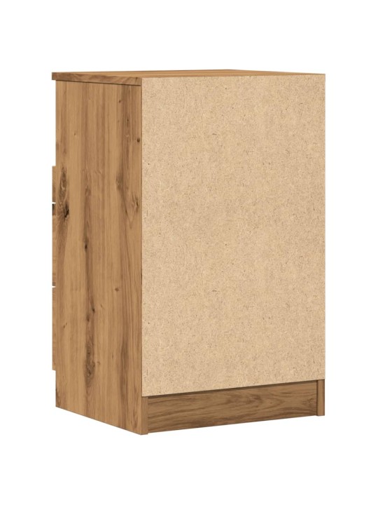 Noční stolky 2 ks dub artisan 40 x 36 x 65 cm kompozitní dřevo