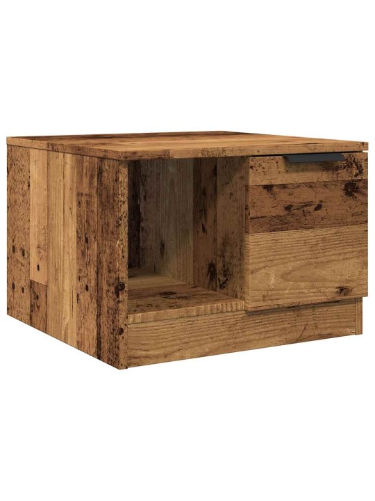 Konferenční stolek old wood 50x50x36 cm kompozitní dřevo