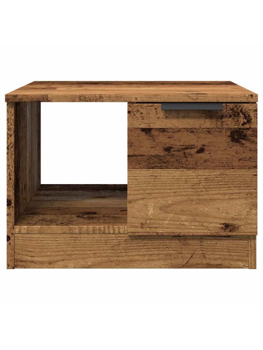 Konferenční stolek old wood 50x50x36 cm kompozitní dřevo