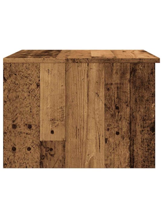 Konferenční stolek old wood 50x50x36 cm kompozitní dřevo