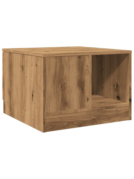 Konferenční stolek dub artisan 50x50x36 cm kompozitní dřevo