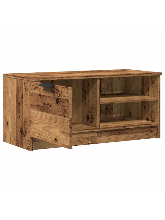 Tv skříňka starého dřeva 80 x 35 x 36,5 cm kompozitní dřevo