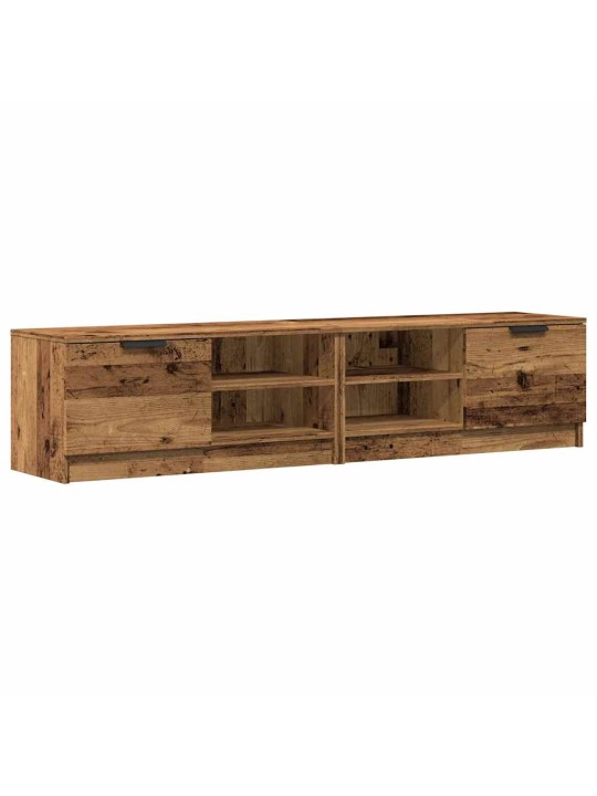 Tv skříňka skříňky 2 ks starého dřeva 80x35x36,5 cm kompozit