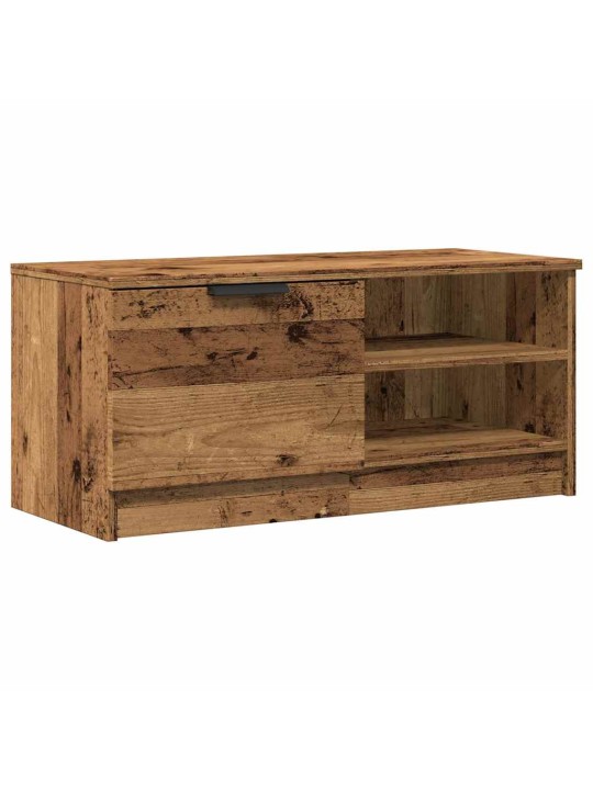 Tv skříňka skříňky 2 ks starého dřeva 80x35x36,5 cm kompozit