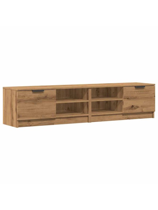 Tv skříňky 2 ks dub artisan 80x35x36,5 cm kompozitní dřevo