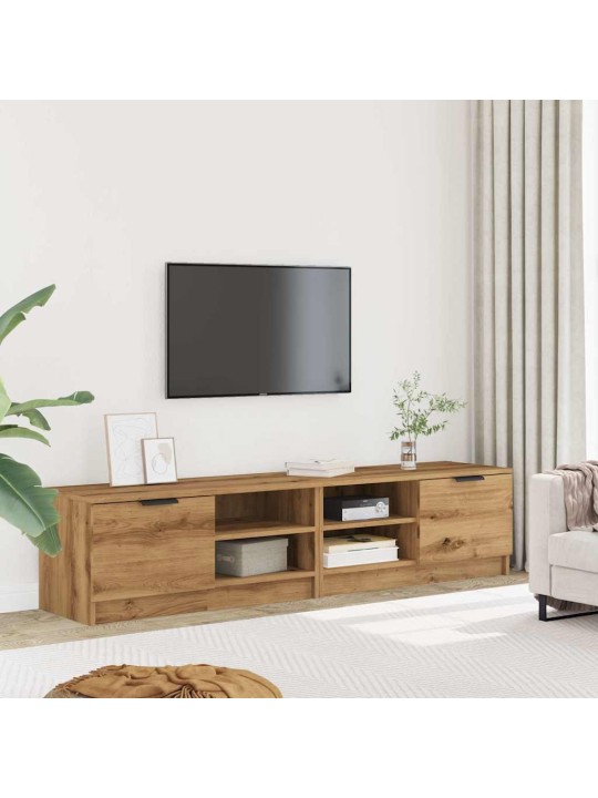 Tv skříňky 2 ks dub artisan 80x35x36,5 cm kompozitní dřevo