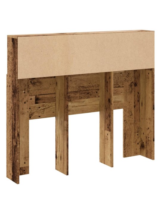 Čelo postele s úložným prostorem old wood 120 x 19 x 103,5 cm