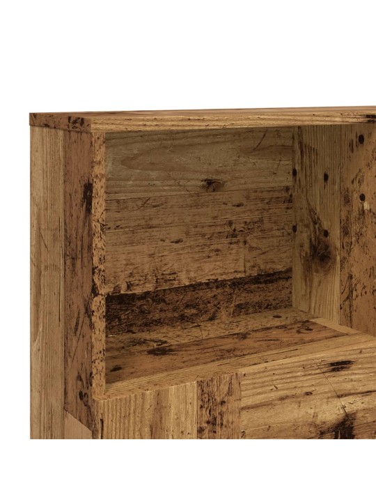 Čelo postele s úložným prostorem old wood 120 x 19 x 103,5 cm