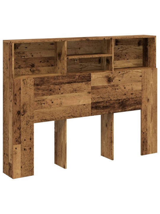 Čelo postele s úložným prostorem old wood 140 x 19 x 103,5 cm