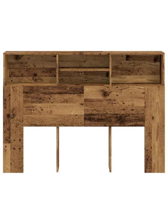 Čelo postele s úložným prostorem old wood 140 x 19 x 103,5 cm