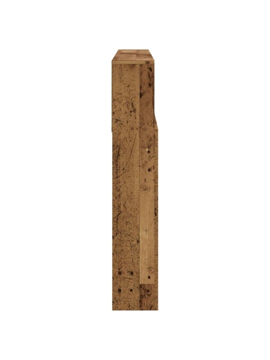 Čelo postele s úložným prostorem old wood 140 x 19 x 103,5 cm