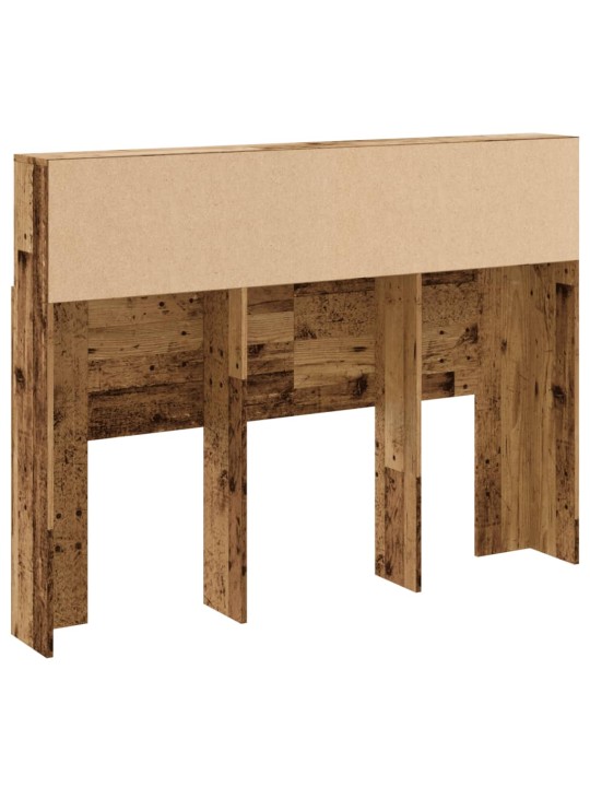 Čelo postele s úložným prostorem old wood 140 x 19 x 103,5 cm