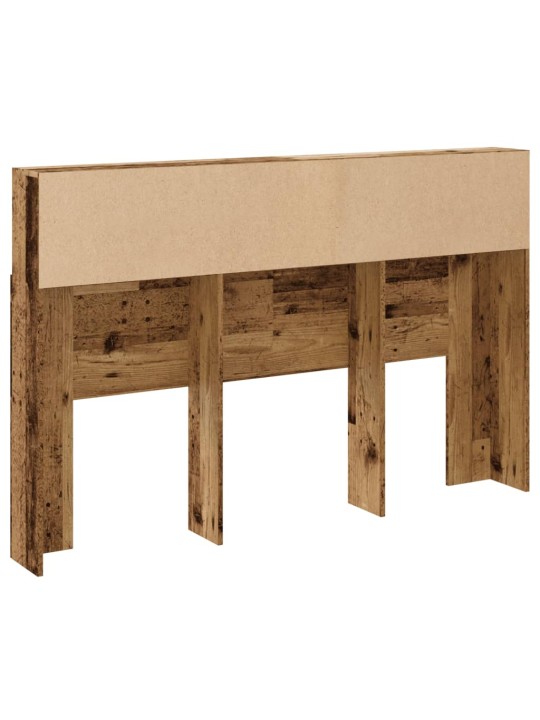 Čelo postele s úložným prostorem old wood 160 x 19 x 103,5 cm