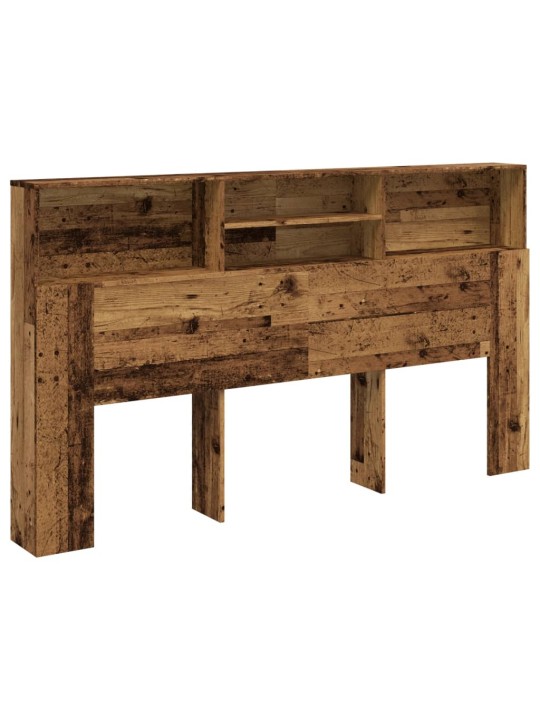 Čelo postele s úložným prostorem old wood 180 x 19 x 103,5 cm