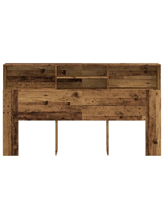 Čelo postele s úložným prostorem old wood 180 x 19 x 103,5 cm