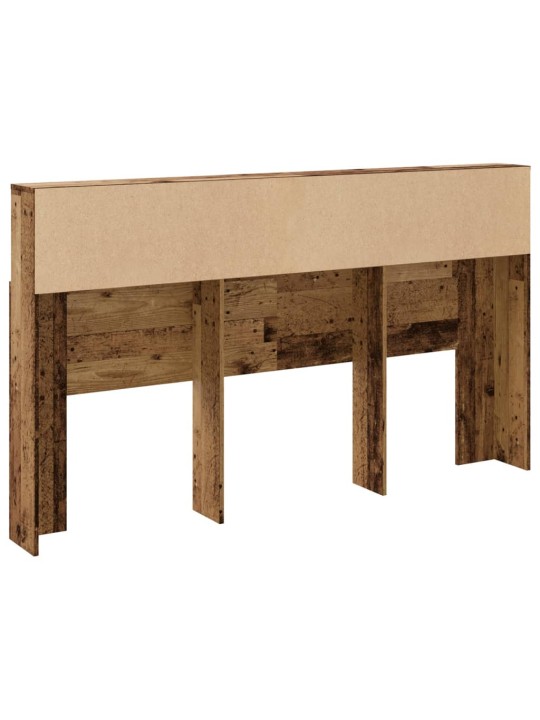 Čelo postele s úložným prostorem old wood 180 x 19 x 103,5 cm
