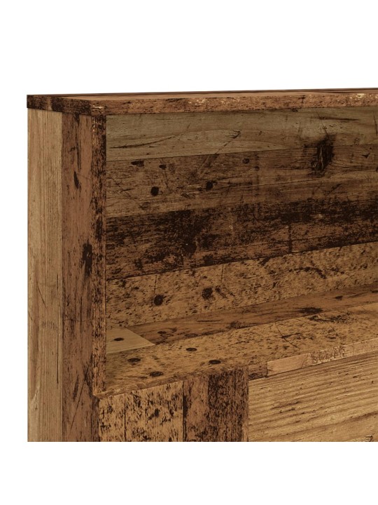 Čelo postele s úložným prostorem old wood 180 x 19 x 103,5 cm