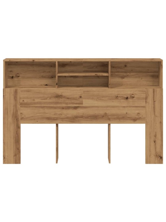 Čelo postele s úložným prostorem dub artisan 180x19x103,5 cm