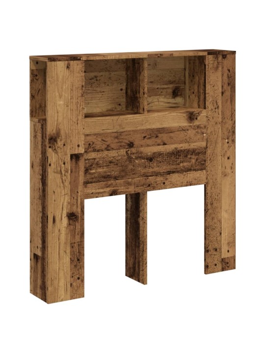 Čelo postele s úložným prostorem old wood 100 x 19 x 104,5 cm
