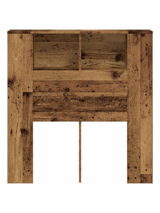 Čelo postele s úložným prostorem old wood 100 x 19 x 104,5 cm