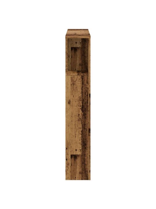 Čelo postele s úložným prostorem old wood 100 x 19 x 104,5 cm