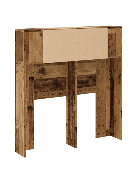 Čelo postele s úložným prostorem old wood 100 x 19 x 104,5 cm