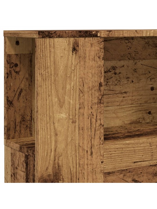 Čelo postele s úložným prostorem old wood 100 x 19 x 104,5 cm