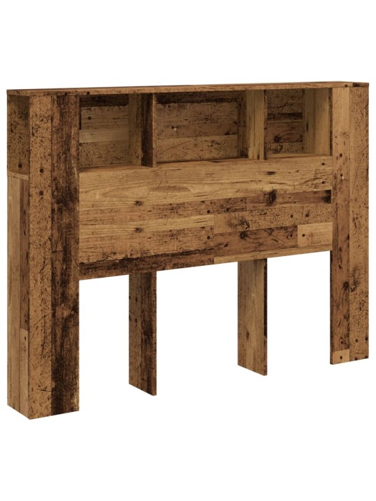 Čelo postele s úložným prostorem old wood 140 x 18,5 x 102,5 cm