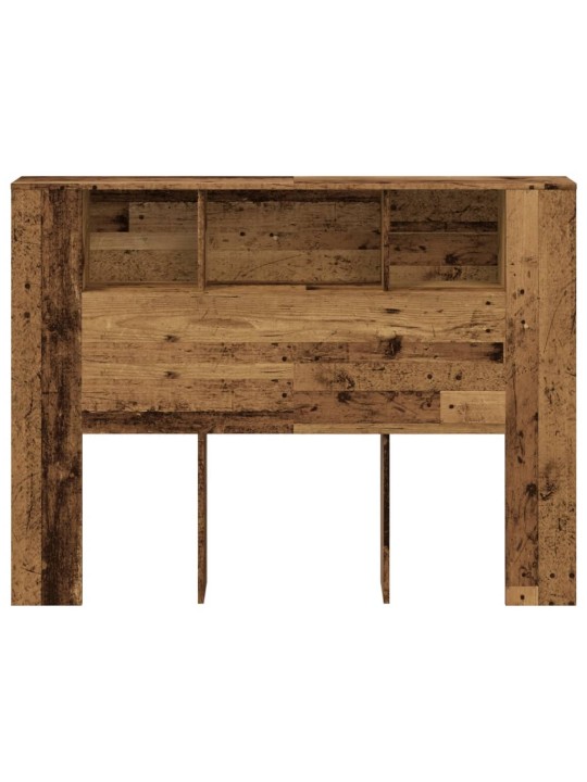 Čelo postele s úložným prostorem old wood 140 x 18,5 x 102,5 cm
