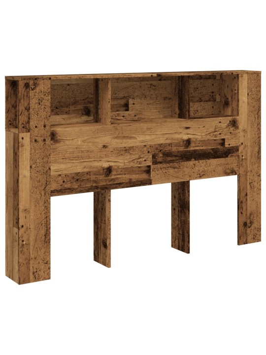 Čelo postele s úložným prostorem old wood 160 x 18,5 x 103,5 cm