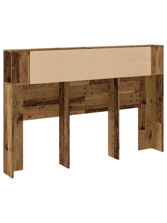 Čelo postele s úložným prostorem old wood 160 x 18,5 x 103,5 cm