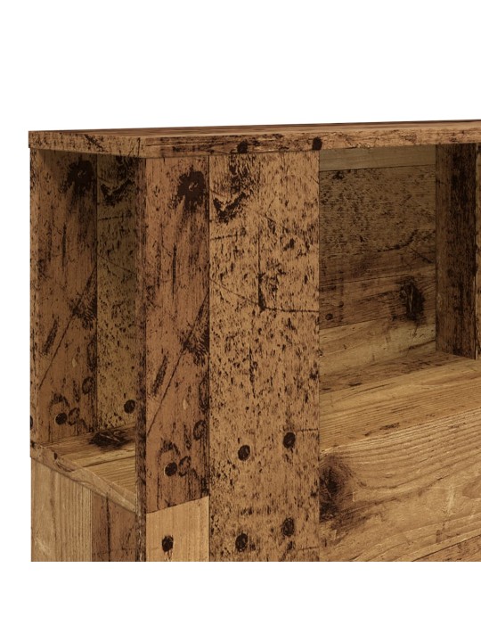 Čelo postele s úložným prostorem old wood 160 x 18,5 x 103,5 cm