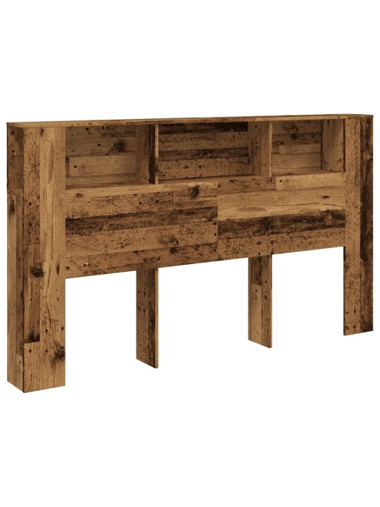 Čelo postele s úložným prostorem old wood 180 x 18,5 x 102,5 cm