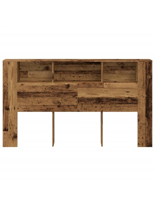 Čelo postele s úložným prostorem old wood 180 x 18,5 x 102,5 cm