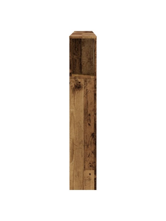 Čelo postele s úložným prostorem old wood 180 x 18,5 x 102,5 cm