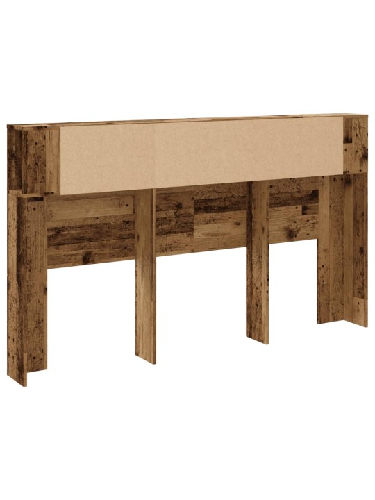 Čelo postele s úložným prostorem old wood 180 x 18,5 x 102,5 cm