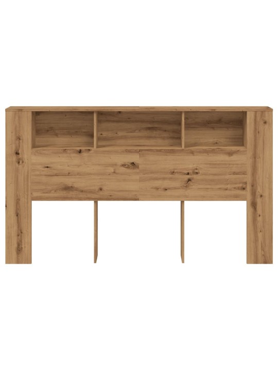 Čelo postele s úložným prostorem dub artisan 180x18,5x102,5 cm