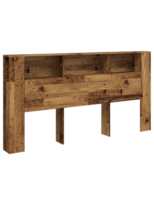 Čelo postele s úložným prostorem old wood 200x18,5x102,5 cm