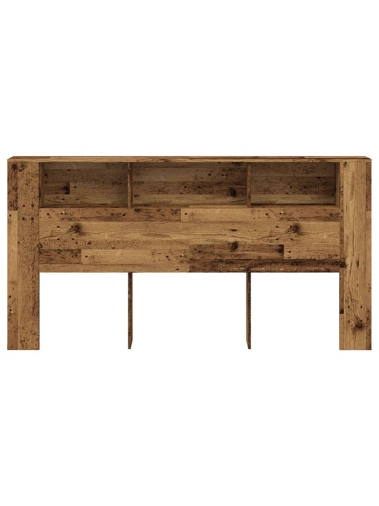 Čelo postele s úložným prostorem old wood 200x18,5x102,5 cm