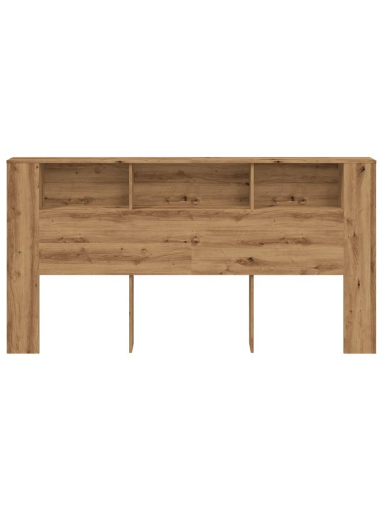 Čelo postele s úložným prostorem dub artisan 200x18,5x102,5 cm